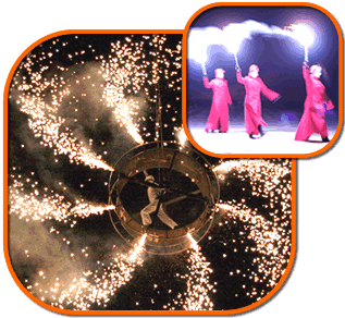 human powered pyro wheel finale